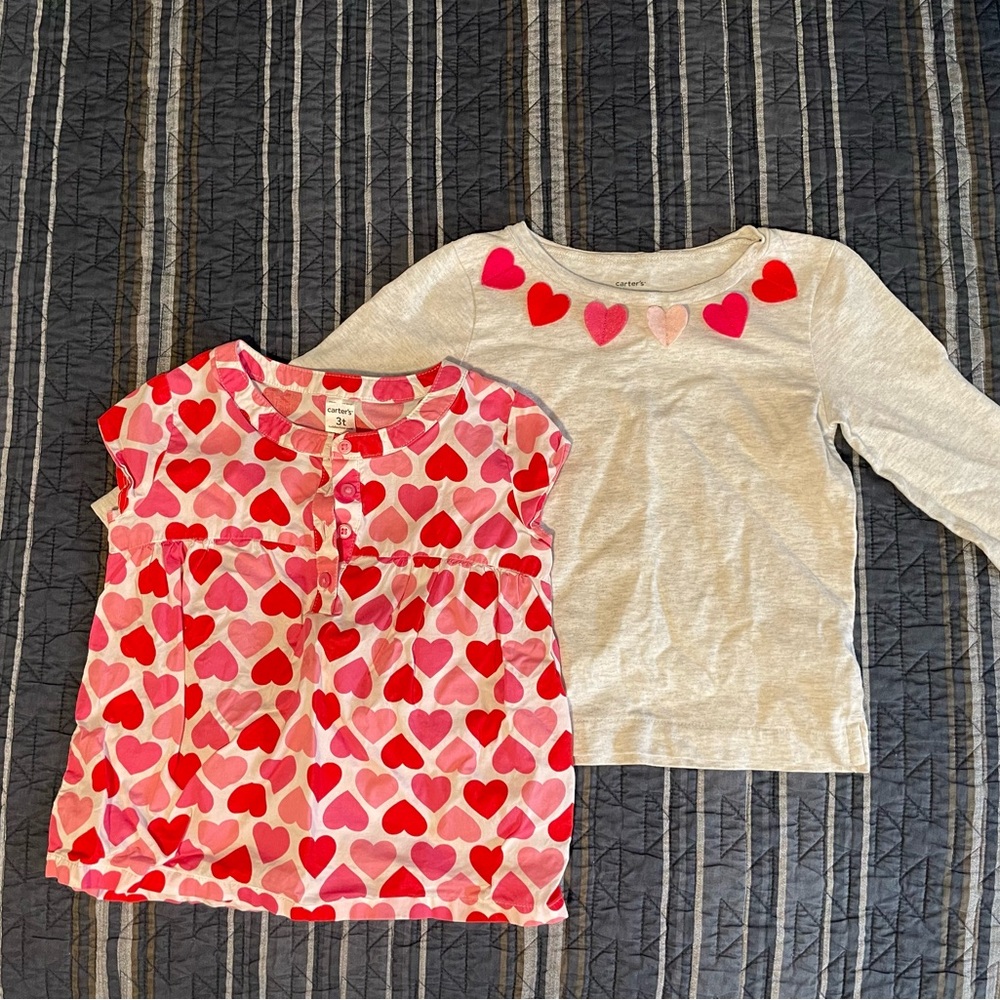 Valentine's Shirts - 3T